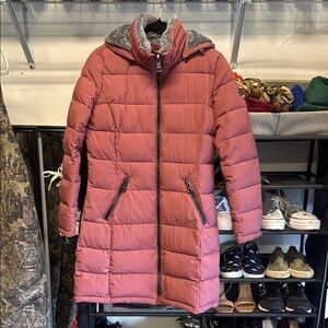 Andrew Marc Women's Pink Puffer Jacket